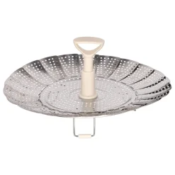 Vaporera plegable de acero inoxidable