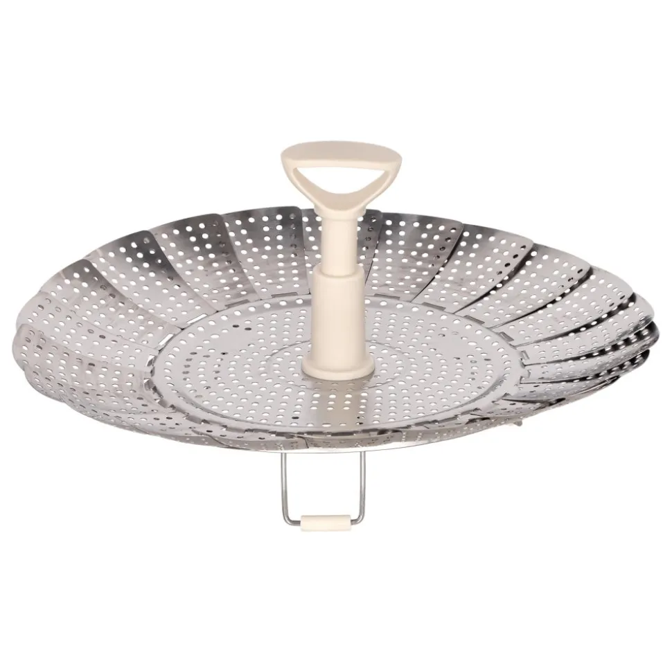 Vaporera plegable de acero inoxidable