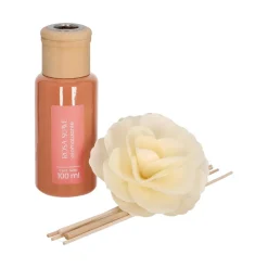 Varitas aromáticas con flor rosa suave 100 ml