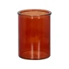 Vaso de vidrio con color