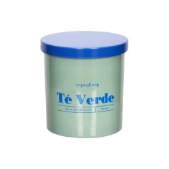 Vela aromática té verde en envase de vidrio